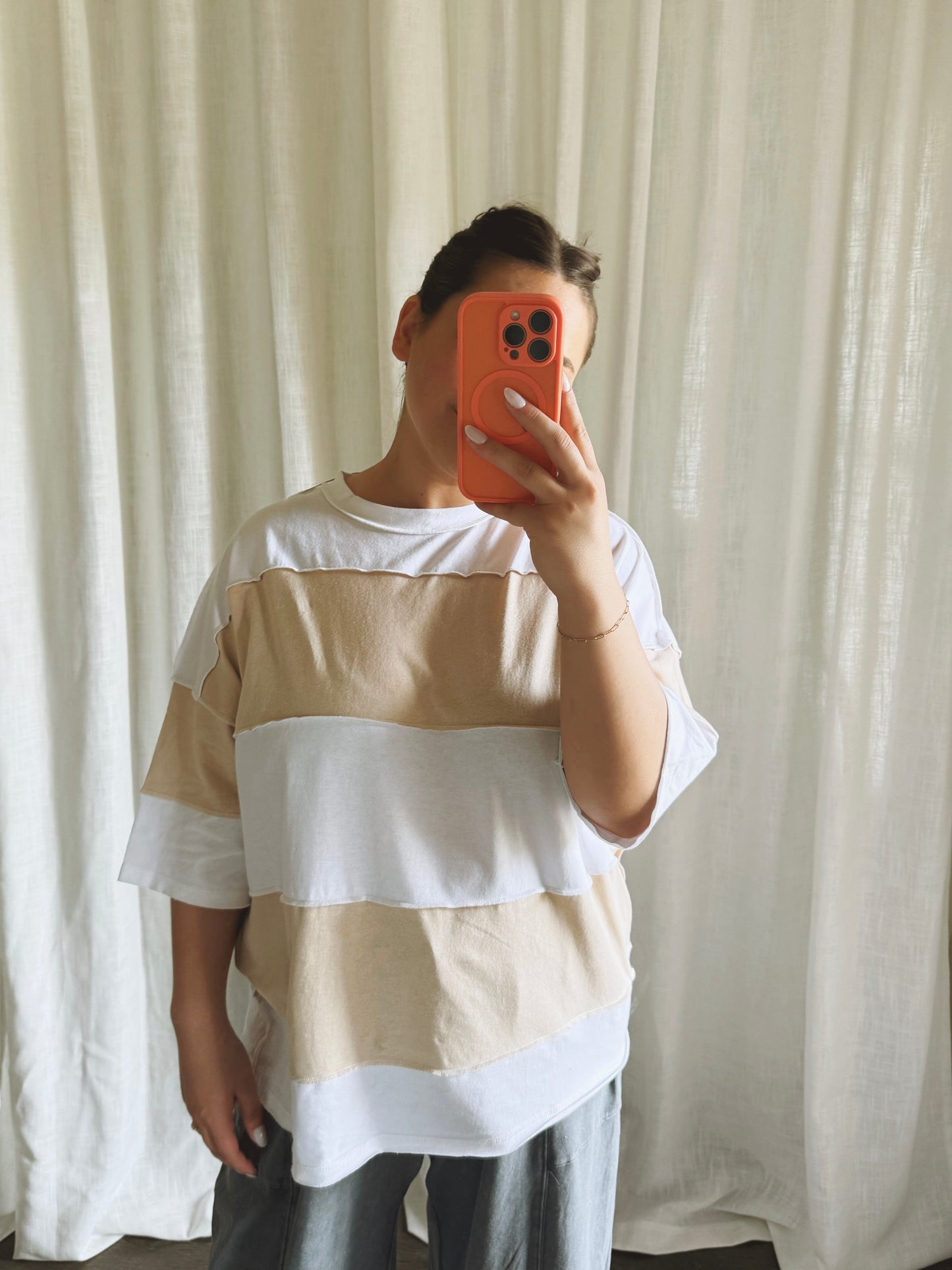 Coastal Stripe Boxy Top