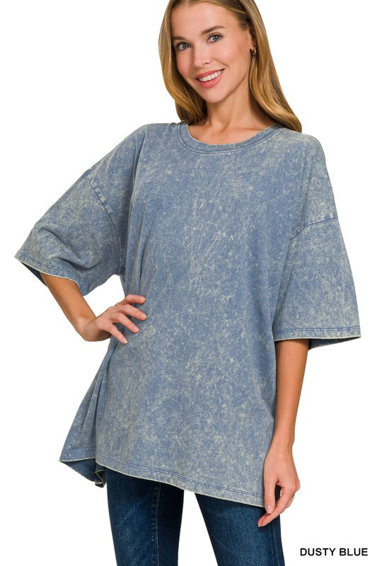 Breezy Blue Boyfriend Tee