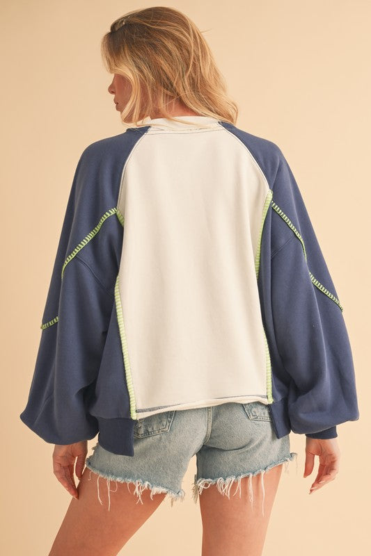 Color Block Crewneck