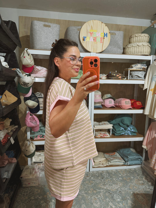 Blush + Beige Matching Set