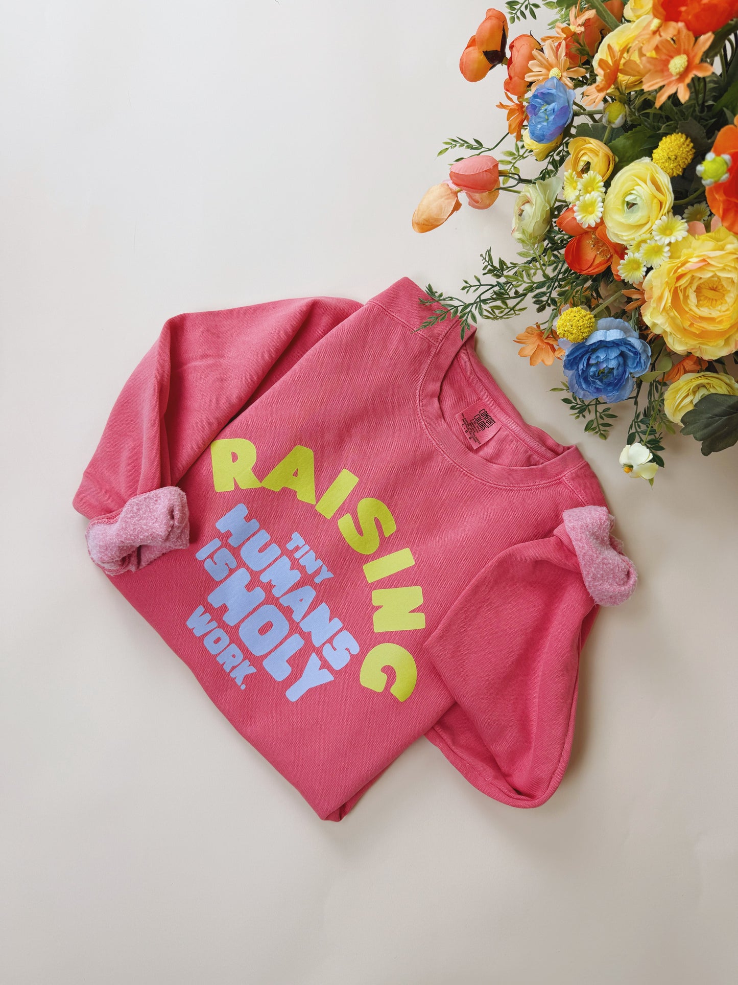 "Raising Tiny Humans" Crewneck