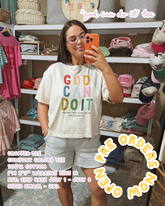 "God Can Do It" Tee