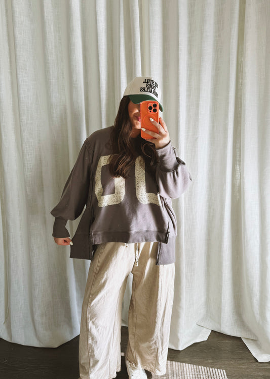 Varsity High Low Crew