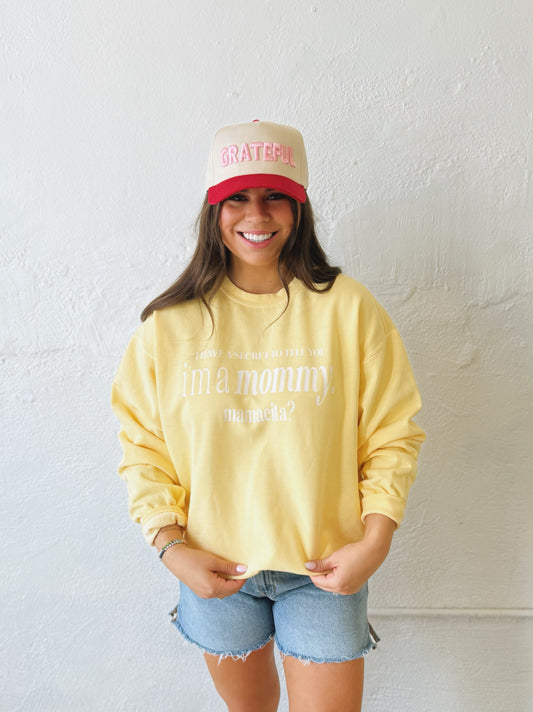 "GRATEFUL" Embroidered trucker