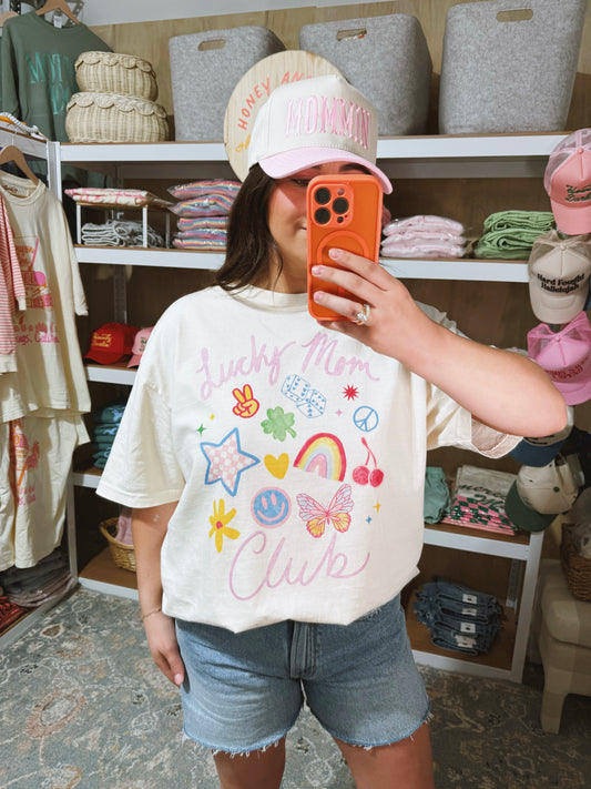 "Lucky Mom Club" Tee