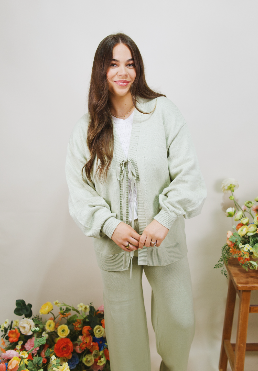 Cassie Cardigan & Pants Set