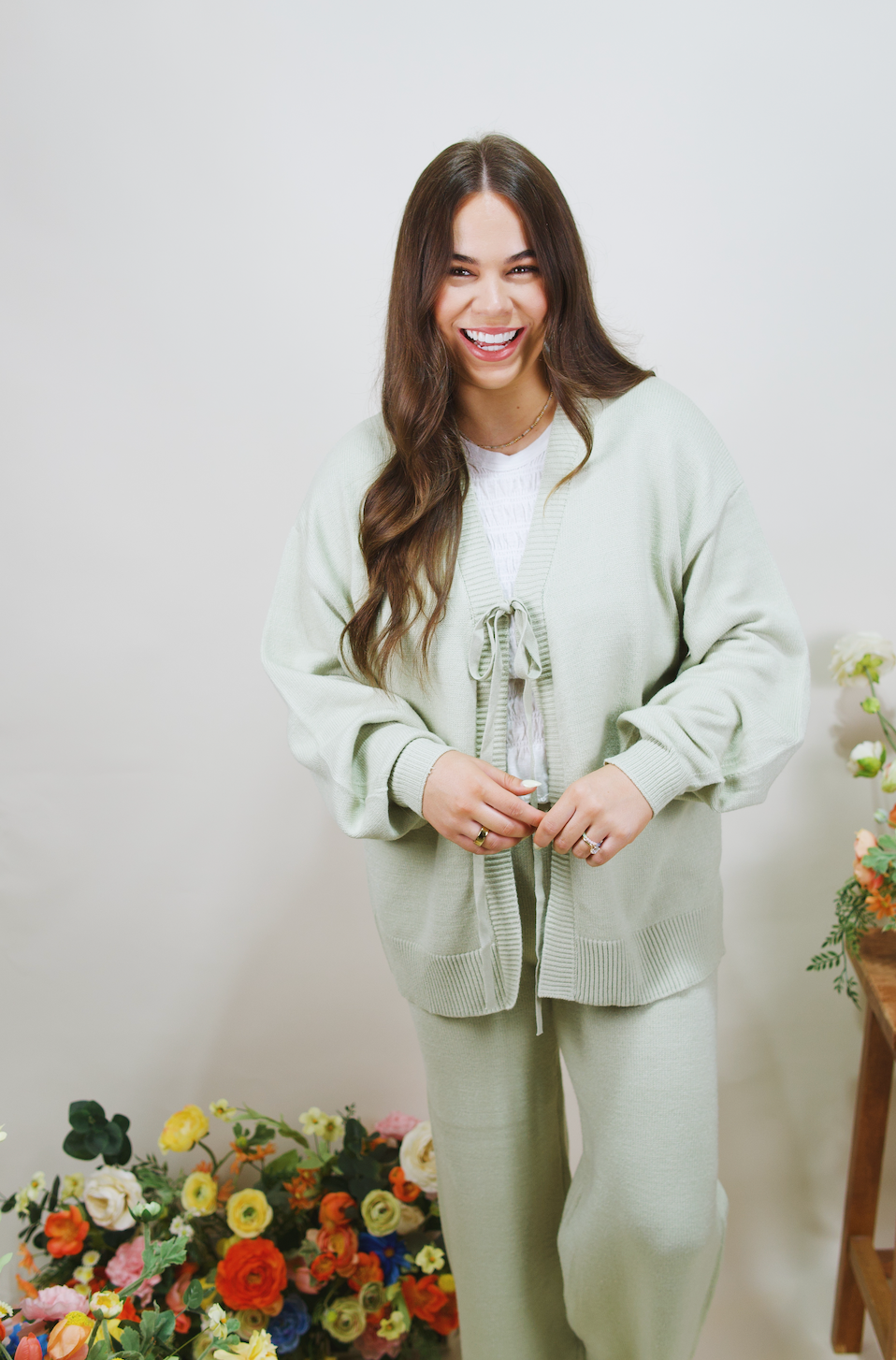 Cassie Cardigan & Pants Set