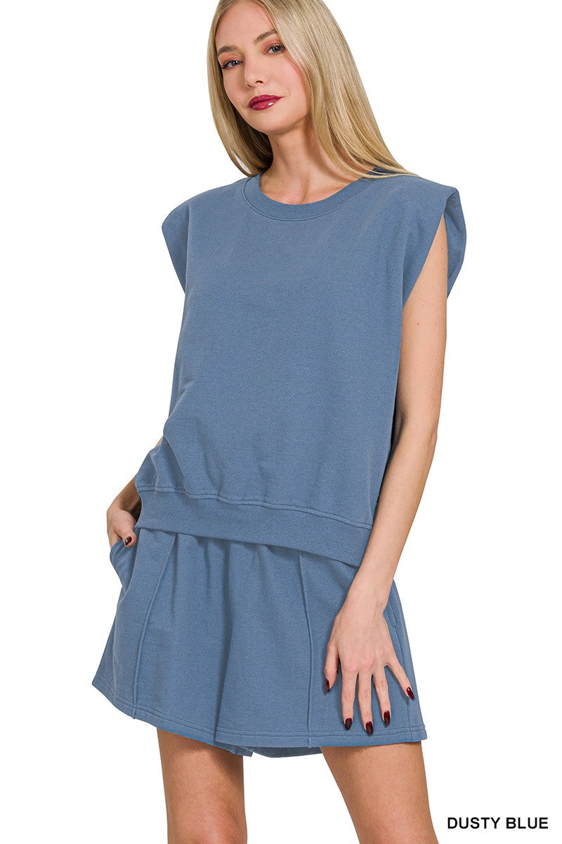 Luna Sleeveless Top & Shorts Set